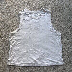 Lululemon Bone Classic-Fit Cotton-Blend Tank Top Size 8